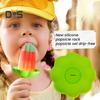 5Pcs Silicone Popsicle Stand & Anti-Drip Ice Cream Rack Reusable Portable Popsicle Protector with Dual Function Design Compact Snack Holder