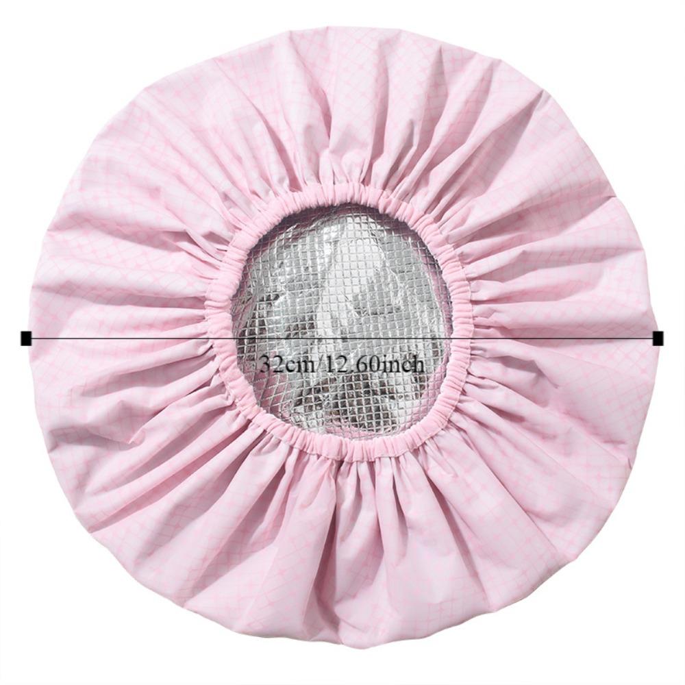 Шапочка для душа, самонагревающаяся шапочка из фольги, термостатическая, гладкая, с маслом для волос, шапочка для выпечки, ванная комната