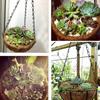Iron Chain Hanging Basket European Planters Basket New Flowerpot