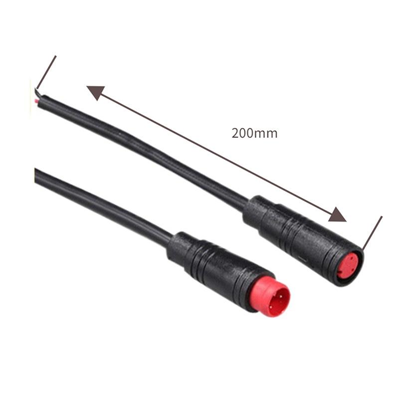 Аксессуары для электровелосипедов Дополнительный кабель Водонепроницаемый разъем Дисплей Pin Base Разъем 2/3/4/5/6Pin Кабель