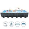 INTEX Above-ground Tubular Pool - 732 X 366 X H132 Cm - Sand Filter - Accessories 26364