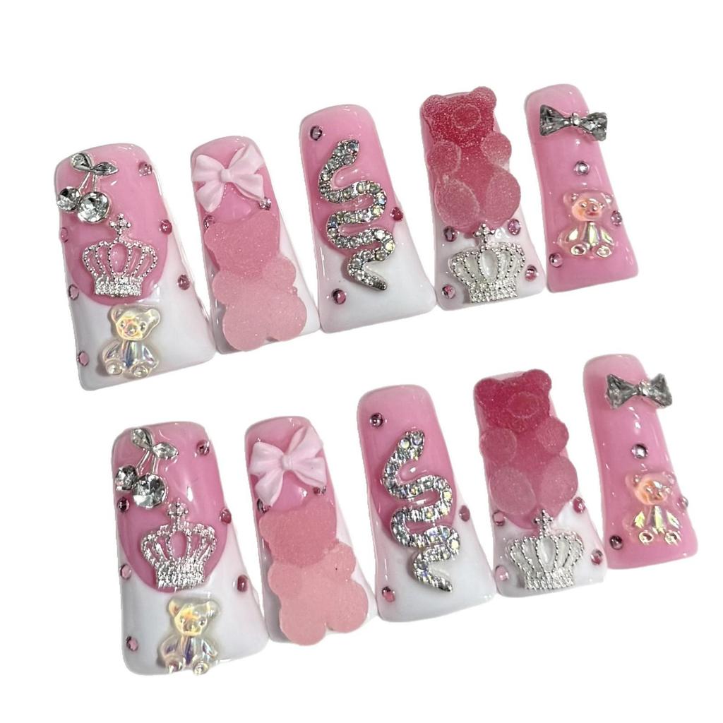 Европейские и американские Хиты продаж Ручная работа Длинный Утиный клюв Медведь Аврора Сплав Гвоздь для ногтей