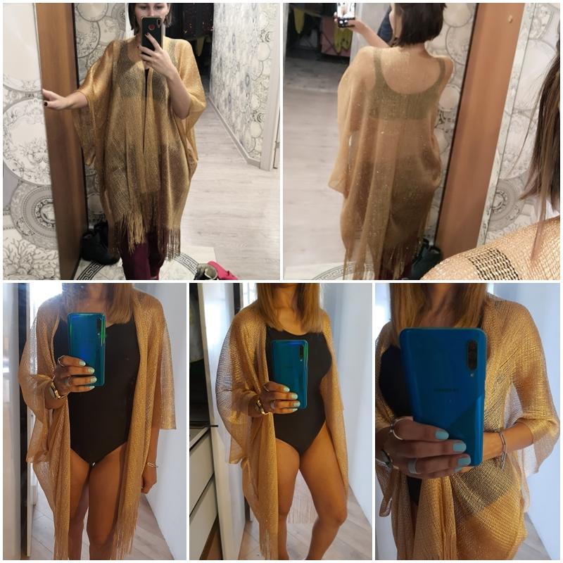 Золотая накидка на бикини с кисточками, сексуальное пляжное платье, туника для женщин, пляжная одежда, лето 2022, прозрачный купальник, накидка, кафтан, новинка