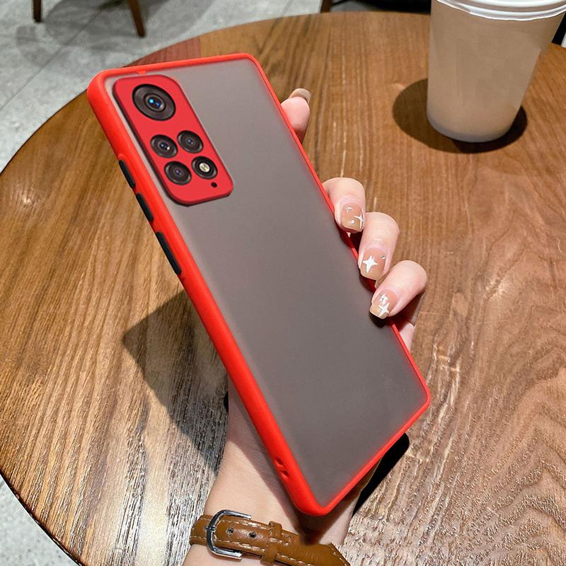 Матовый полупрозрачный жесткий силиконовый чехол для телефона Xiaomi Redmi Note 11 10 9 Pro 11S A1 10C 9T Poco C40 X4 X3 NFC M3 M4 Pro 4G 5G задняя крышка