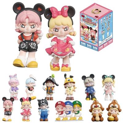 TOP TOY Disney ДОРА и Микки Серия «Сказочное Время» [1 шт.] Гача Гача Сюрприз Фигурка Мягкий Винил ПВХ Премиум Игрушка Подарок на День Рождения Оригинальный Персонаж