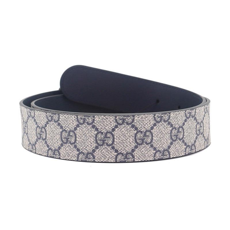 Gucci Пряжка-логотип Gucci Interlocking G из ПВХ, серия Interlocking G, одинаковый стиль для мужчин и женщин, 370543-KGDHG-4075 Кожаная подкладка