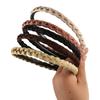 Нескользящий плетеный обруч для волос с перекрестным плетением Модный Женский/Девичий