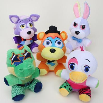 25 см Five Nights At Freddy's 4 FNAF Glamrock Фредди Чика Ванни плюшевые игрушки мягкие куклы вещи игрушки в подарок для