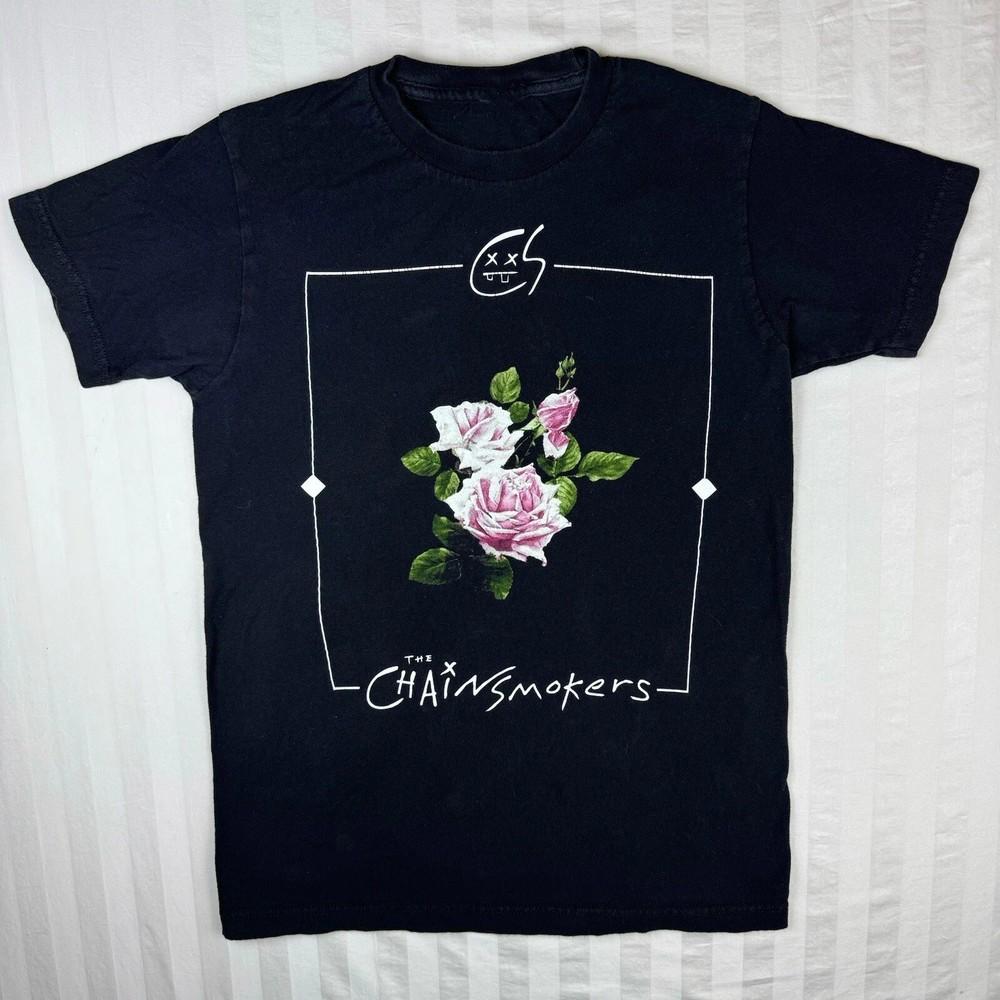 Футболка The Chainsmokers Размер S-5XL Черный Хлопок Унисекс Футболка