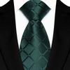 Single Color Mens Necktie Satin Groom Jacquard Luxury Plaid & Checks Ties  Party Accessories
