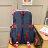 Women's Large Capacity Baackpack Color Block Middle School Schoolbag Cartoon Backpack