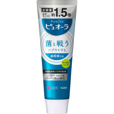 Puora Medicated Mild Herb BIG Size Standing Tube 170g (Квази-лекарство) Зубная паста для профилактики кариеса Нанесите необходимое количество на зубную щетку, очистите