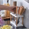 Прочный пластиковый держатель для палочек Практичная деревянная подставка Подставка для палочек Органайзеры Предлагают элегантность и долговечность