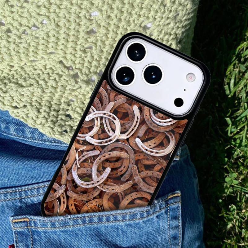 Красивый Элегантный Коричневый Конь Мягкий Чехол для Телефона для IPhone 11 12 13 14 15 16e 17 Pro Max Чехол для IPhone 17 Air