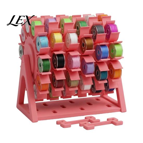 Sewing Thread Organizer Rotating Bobbin Organizer, Tangle-free Holder, Ferris Wheel Vertical Rack Design, Space-saving Gift for Quilting Enthusiasts