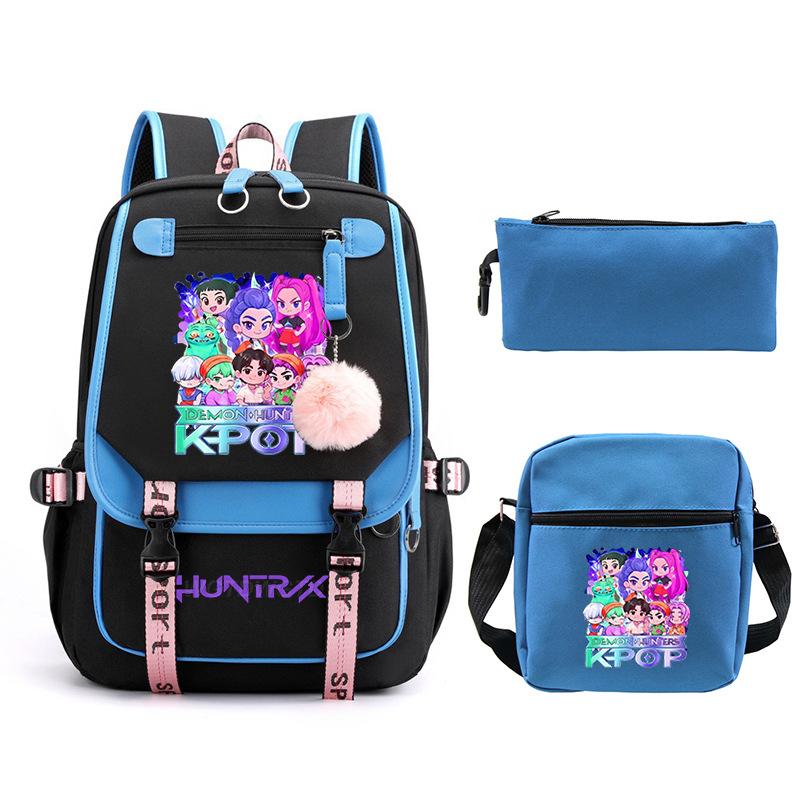 Animation Cartoon Printing High Value Fashion Shoulder Bag Casual Pencil Bag Campus Trend Student Schoolbag