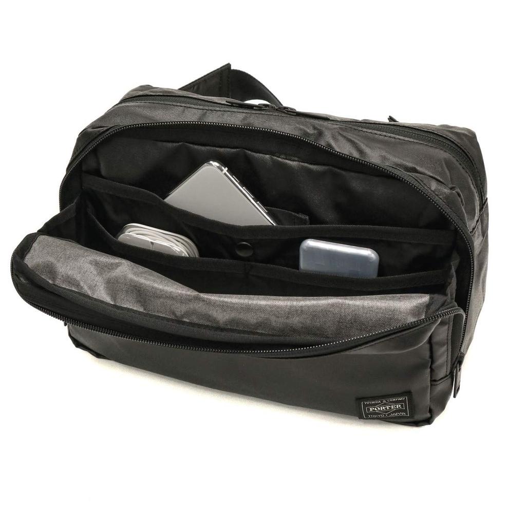 PORTER Waist Bag Body Bag Black (Porter) [TACTICAL] 654-07074