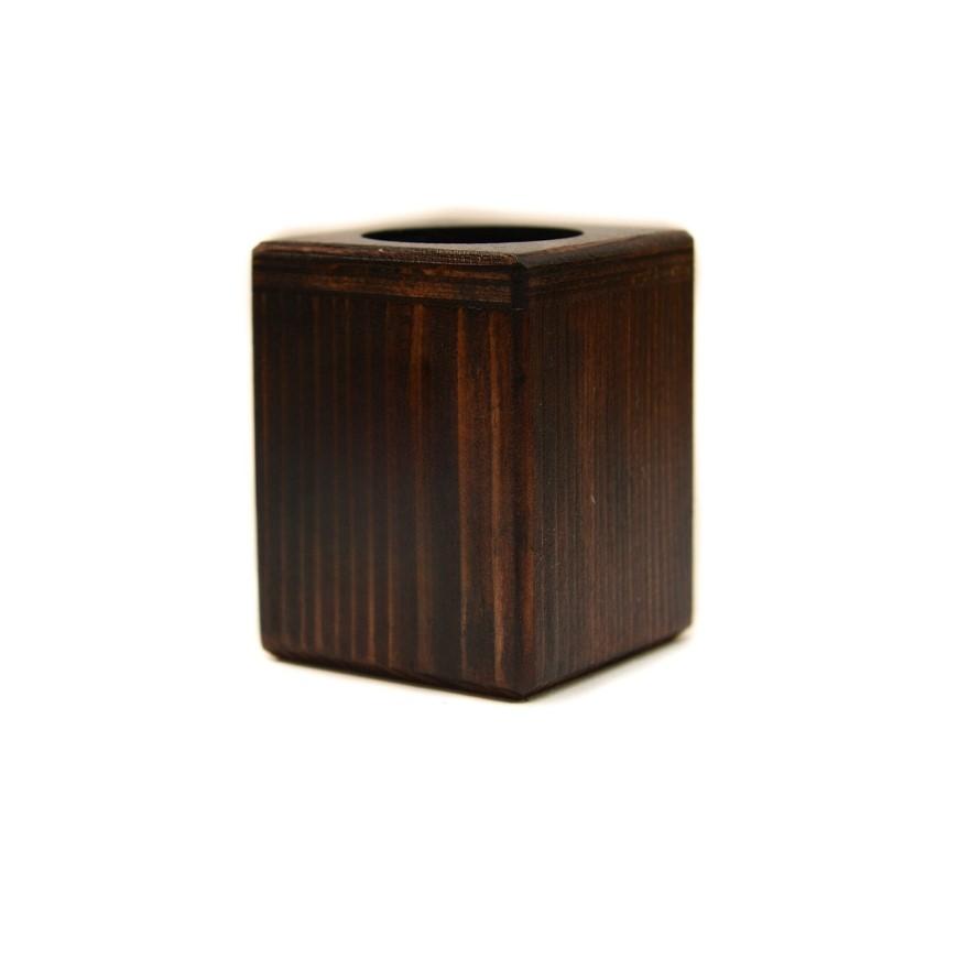 Dachshund II - wooden candle holder with a dog, a unique souvenir after losing a dog, a handicraft from the Art-Dog brand
