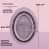 Набор для чистки кистей для макияжа: Beauty Egg, пуховка для пудры, очиститель для силикона, чаша для сушки