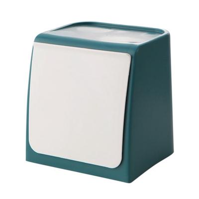 Скандинавская корзина на дверце кухонного шкафа, подвесной мусорный бак, мусорное ведро, наклейки на дверь, хранение мусора B