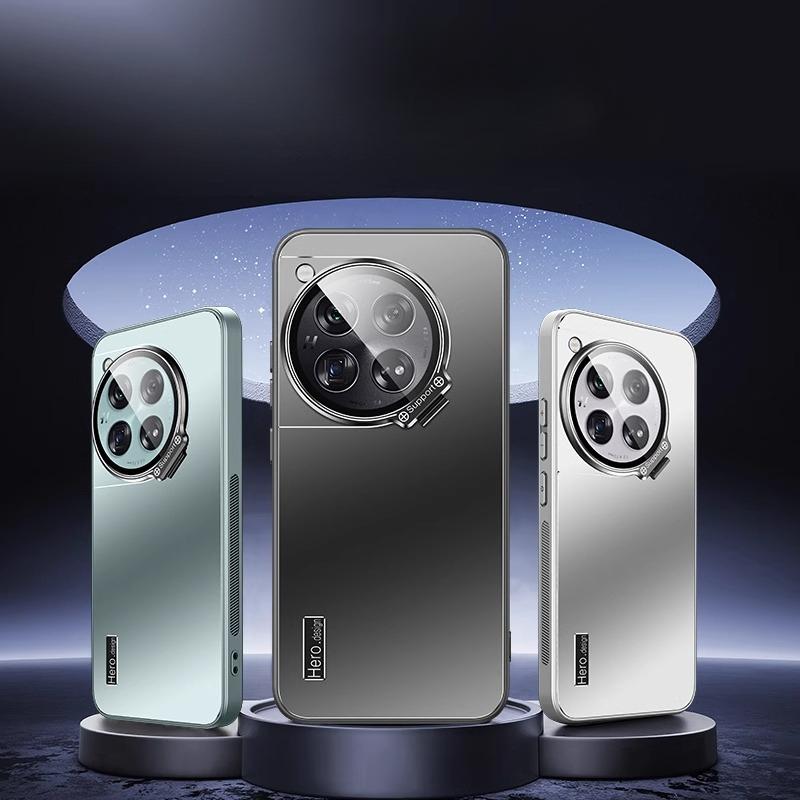 Металлический чехол-невидимка для объектива камеры Oneplus 13R 13 12 ACE 5 Pro 3Pro 3V противоударный матовый защитный чехол-подставка