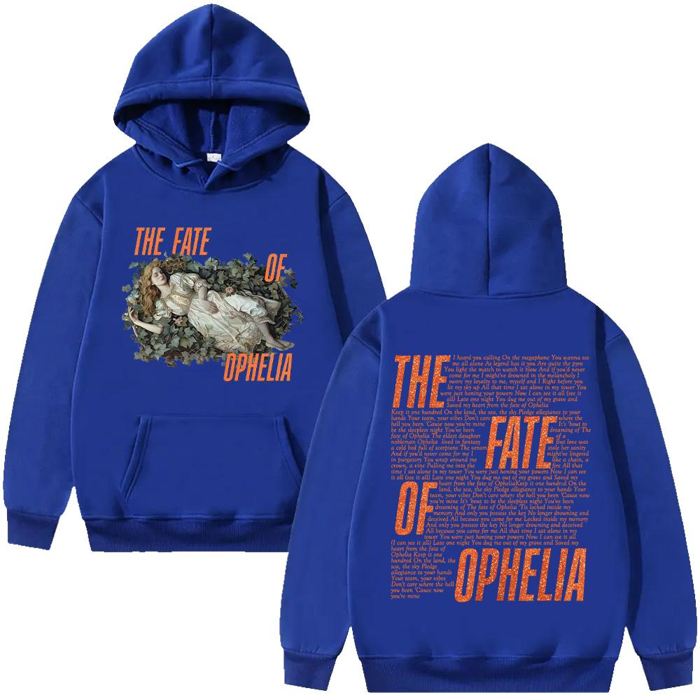 Худи с текстом песни The Fate of Ophelia TS The Life of A Showgirl, графикой альбома, одежда, женская, мужская, модная, ретро-эстетика, пуловер Y2K