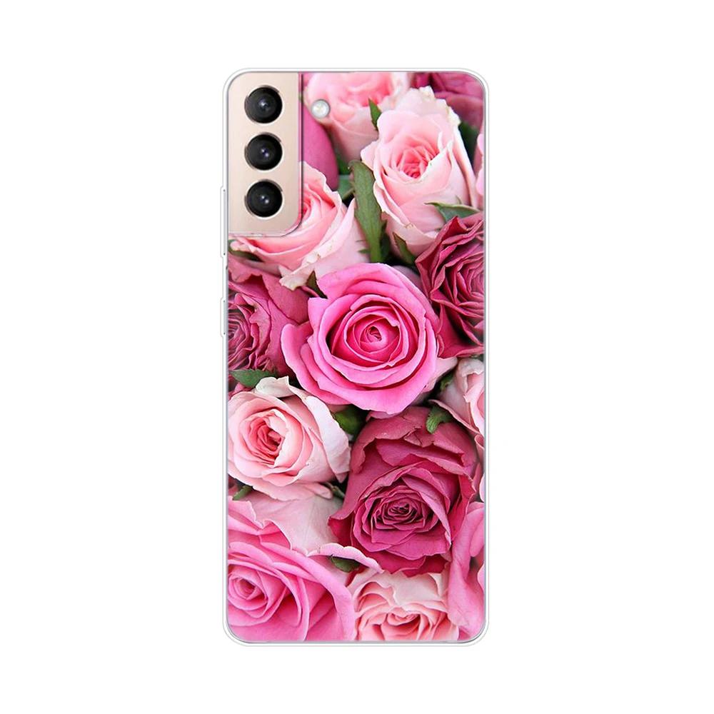 Для Samsung Galaxy S21 S 21 FE Plus Чехол Мягкий ТПУ Задние Чехлы для Телефона Чехол для Samsung S21 Ultra GalaxyS21 Силиконовый Чехол для Телефона