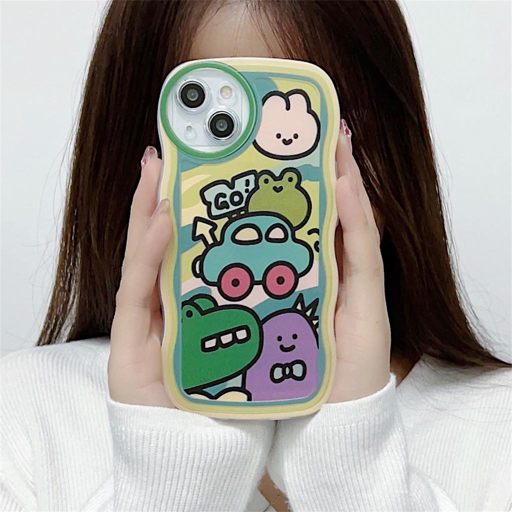 Простая кисть с мультяшным рисунком, мягкий чехол из ТПУ, модный чехол для телефона для iPhone, Samsung Vivo, Xiaomi Oppo