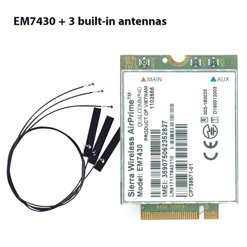 1 Комплект 4G Карты 300 Мбит/с WWAN Беспроводной Em7455 1103582 FDD/TDD LTE Cat6 NGFF M.2 4G Модуль Для Ноутбука и 4G Роутера