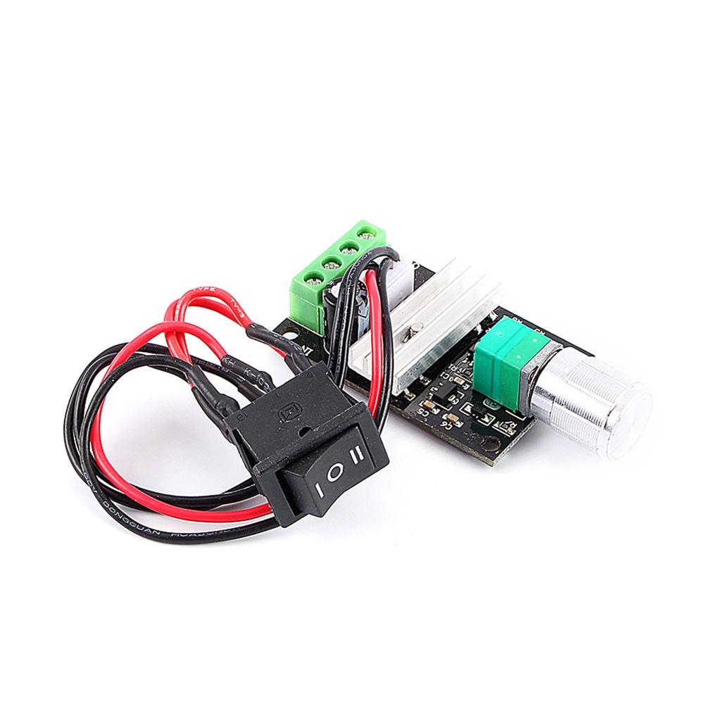 3A Current Rating PWM Motor Controller 6‑28V Input Voltage Motor Speed Regulator DIY Projects