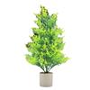Piceaneoveitchii Mast Artificial With Green Plants For Indoor Garden Decor