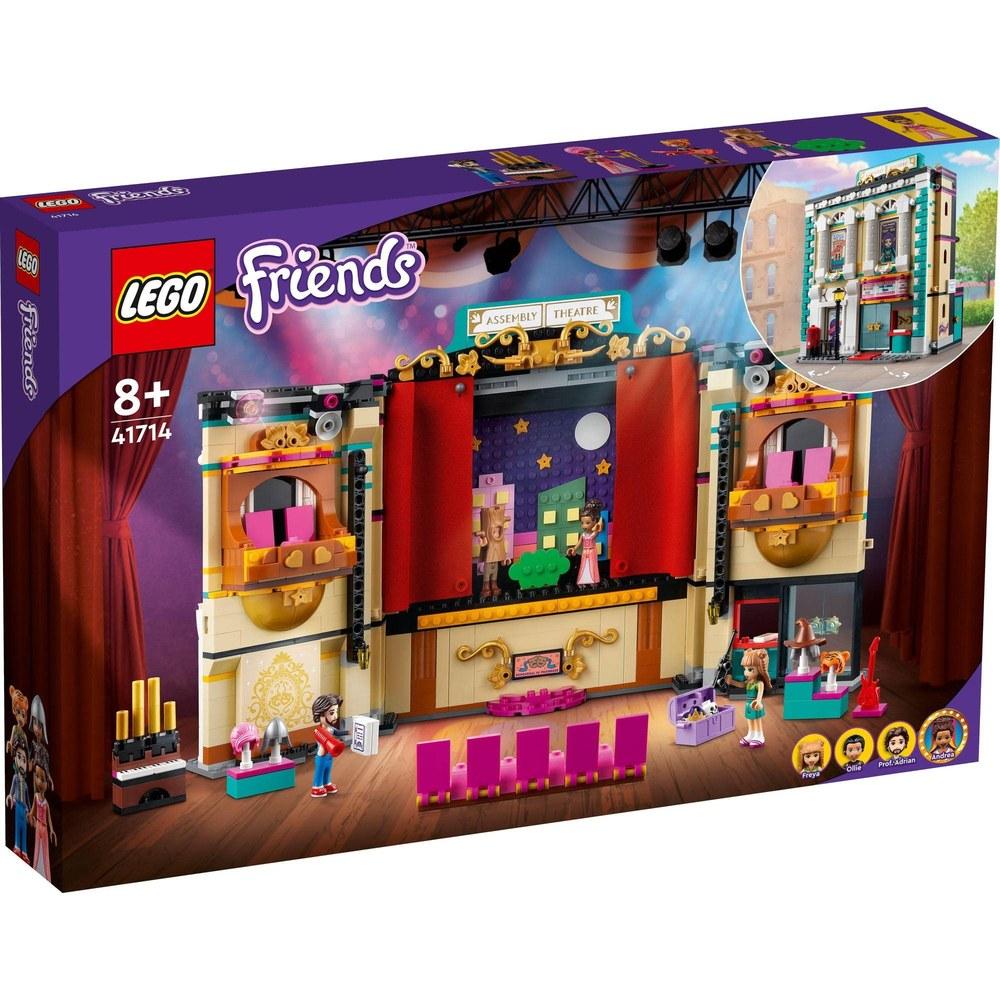LEGO Friends Andrea's Theatre School 41714 Building Blocks Toy Play Acting Art Painting Gift for Girls Aged 8 and Up