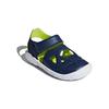 Adidas Fortaswim Space Кожаные Удобные Детские Сандалии Детские Сандалии Темно-синий Зеленый CQ0082