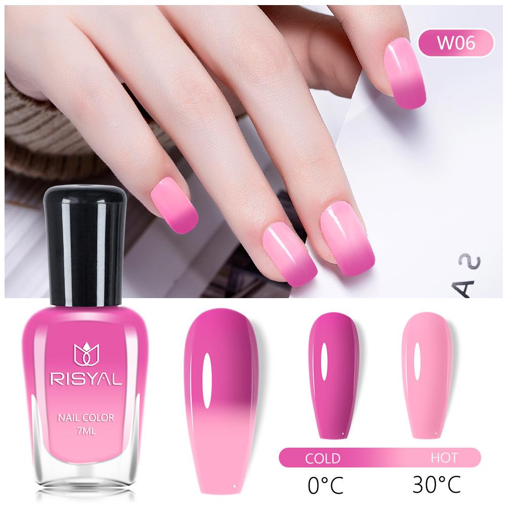 Thermochromic Quick-Dry Gradient Nail Polish Set – Non-Peelable, No Bake