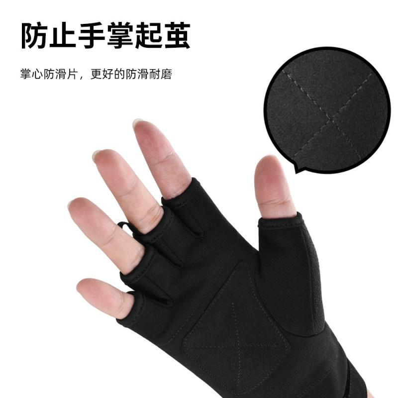 Heated Gloves Winter Outdoor Sports Cycling Skiing Dual-Sided Heating 3-Temp Settings Unisex Black Fleece