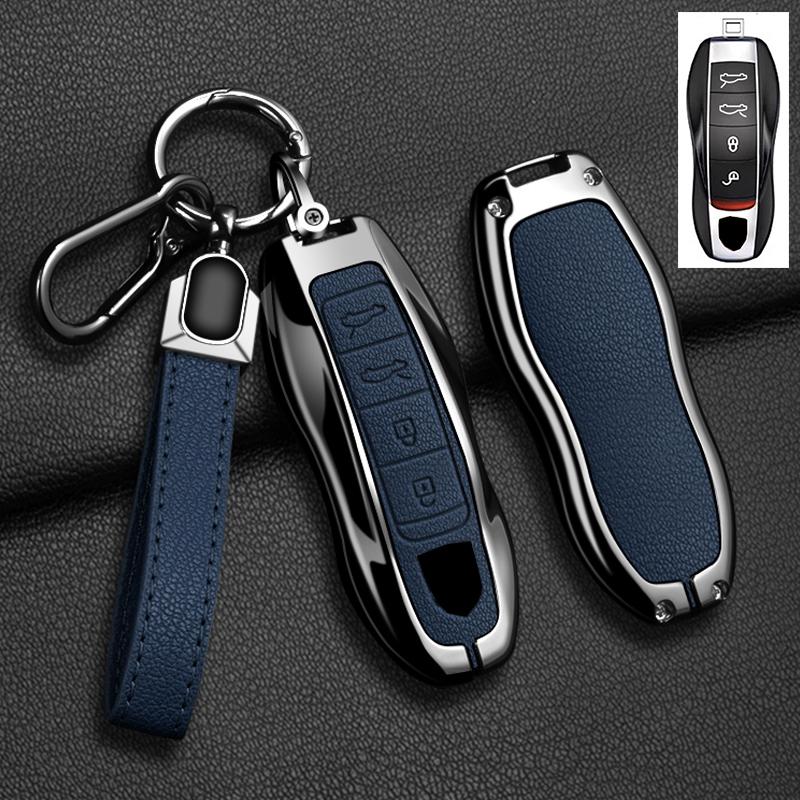 AABKR1 Car Key Case Cover For Porsche Cayenne 958 911 Lepin 996 Macan Boxster Panamera 997 944 924 Panamera 718 971 9YA Protect Keychai