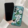 Fashion Flowers Case For iPhone Samsung A55 S24 FE S25 M35 A06 Xiaomi Redmi Note 13 Pro 14C Huawei Honor 200 Shockproof Anti-Scratch Matte Phone Cover