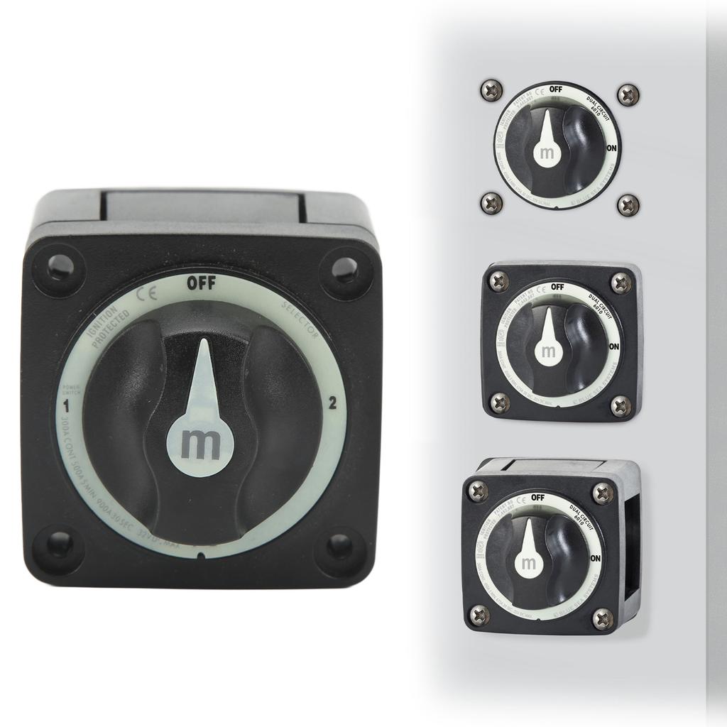 Переключатель выбора аккумулятора для морского судна, 4-позиционный выключатель цепи питания для катера, автофургона