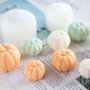 1 Pcs DIY Festival Pumpkin Shaped Candle Mold Handmade Soap Mold Halloween Gypsum Silicone Decorative Kitchen Baking Candy Mold