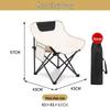 Portable Outdoor Reclining Moon Chair - High Back, Folding, for Beach and Leisure