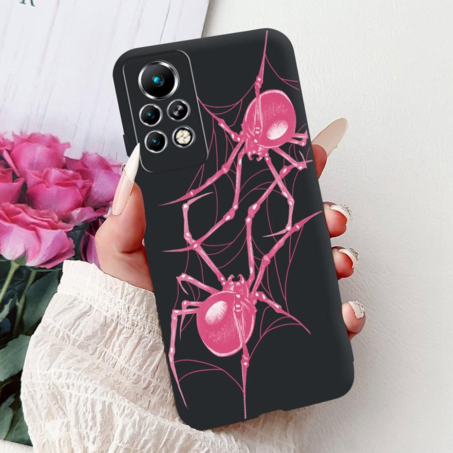 Новый дизайн чехла для телефона для Infinix Note 11 Pro 11S X697 X698 X663 Черный силиконовый мягкий задний чехол для Infinix Note11 11S 11Pro