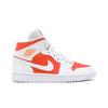 Женские кроссовки Air Jordan 1 Mid SE Bright Citrus, средней высоты, ретро, CZ0774-800