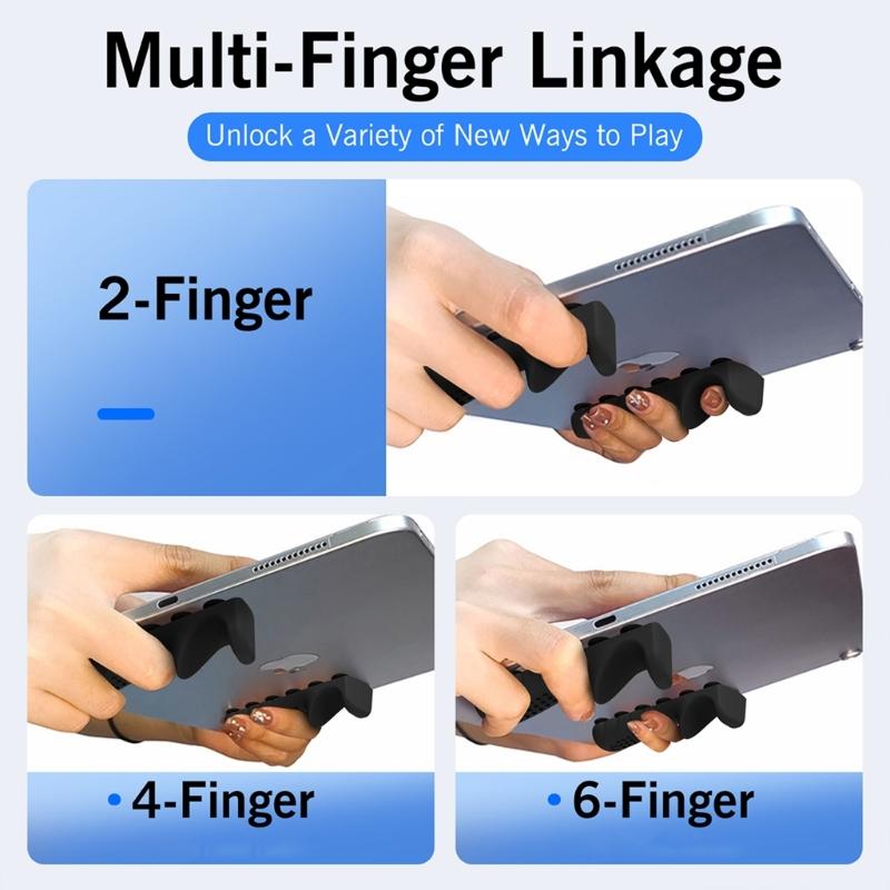 Эргономичная игровая рукоятка-держатель для планшета, быстрая установка, поддержка контроллера из АБС-пластика для нескольких устройств, стабильная, нескользящая, портативная подставка для рук