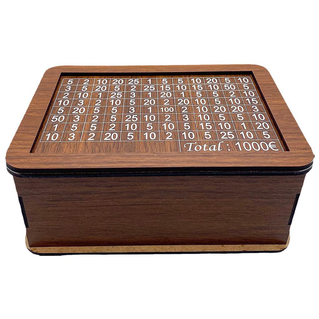 Копилка на 1000 евро, деревянная копилка, бюджетная копилка, волшебная копилка, копилка для финансовых целей