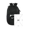 NIKE Travel Backpack, Sport Bag, Casual Bag DV0761-011 Black-white, One Size