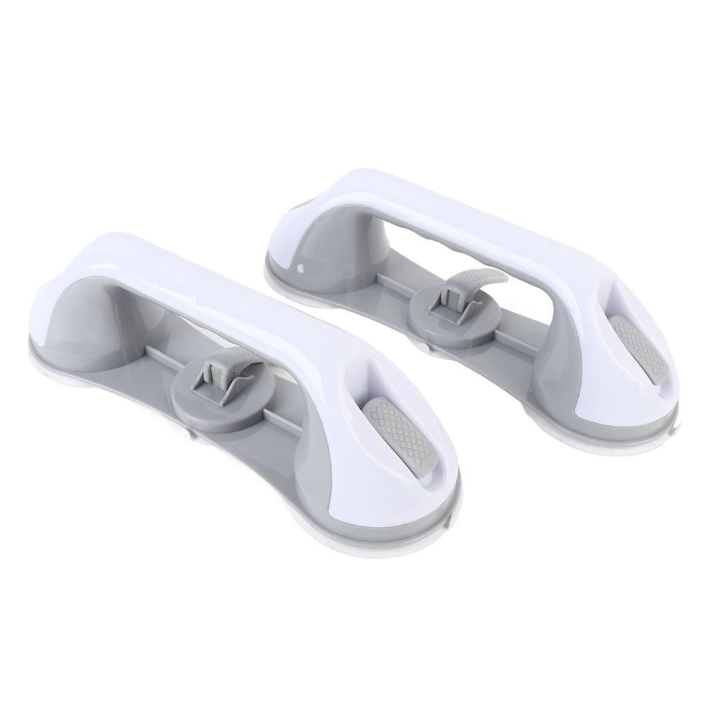 2pcs Shower Grab Bar Removable Shower Handle Powerful Suction Cup Grab Bars for Bathroom
