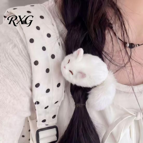 Decorative Hair Pins for Styling Plush Fox Clip, Cute Animal Hairpin, Soft Furry Barrette Claw Clips Girls Accessory Women Girls, Hairpin Daily