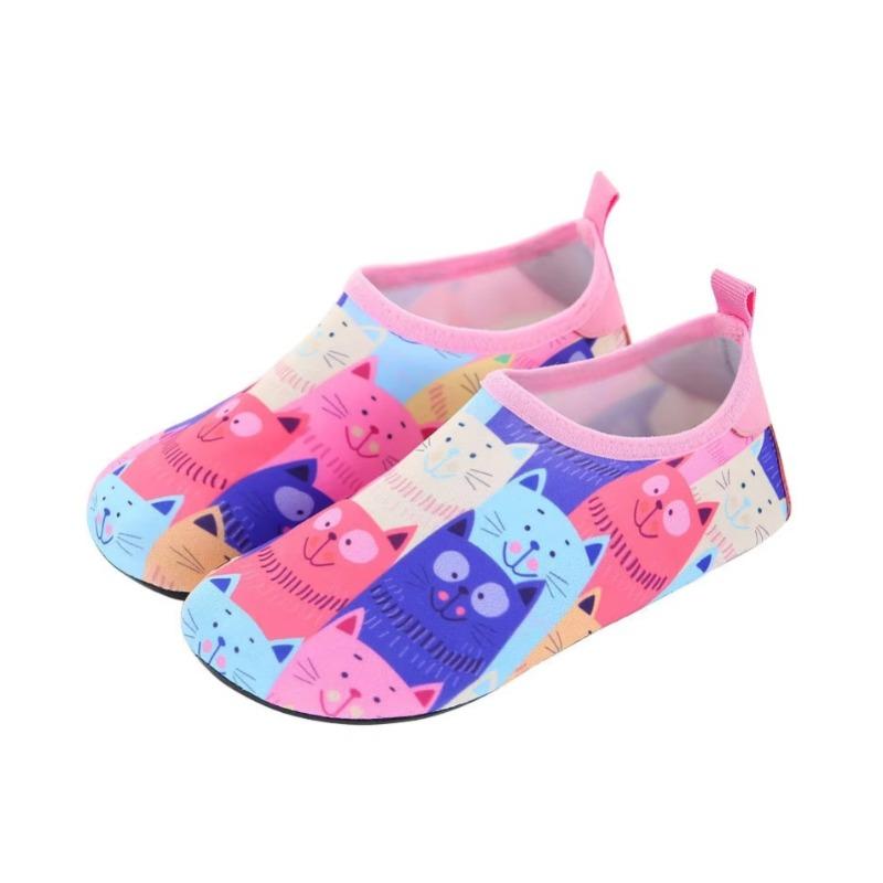 Детские пляжные сандалии для отдыха на природе Обувь для плавания Босиком Быстросохнущие носки для аква-йоги для мальчиков и девочек Плавание Обувь для плавания дома Мягкая