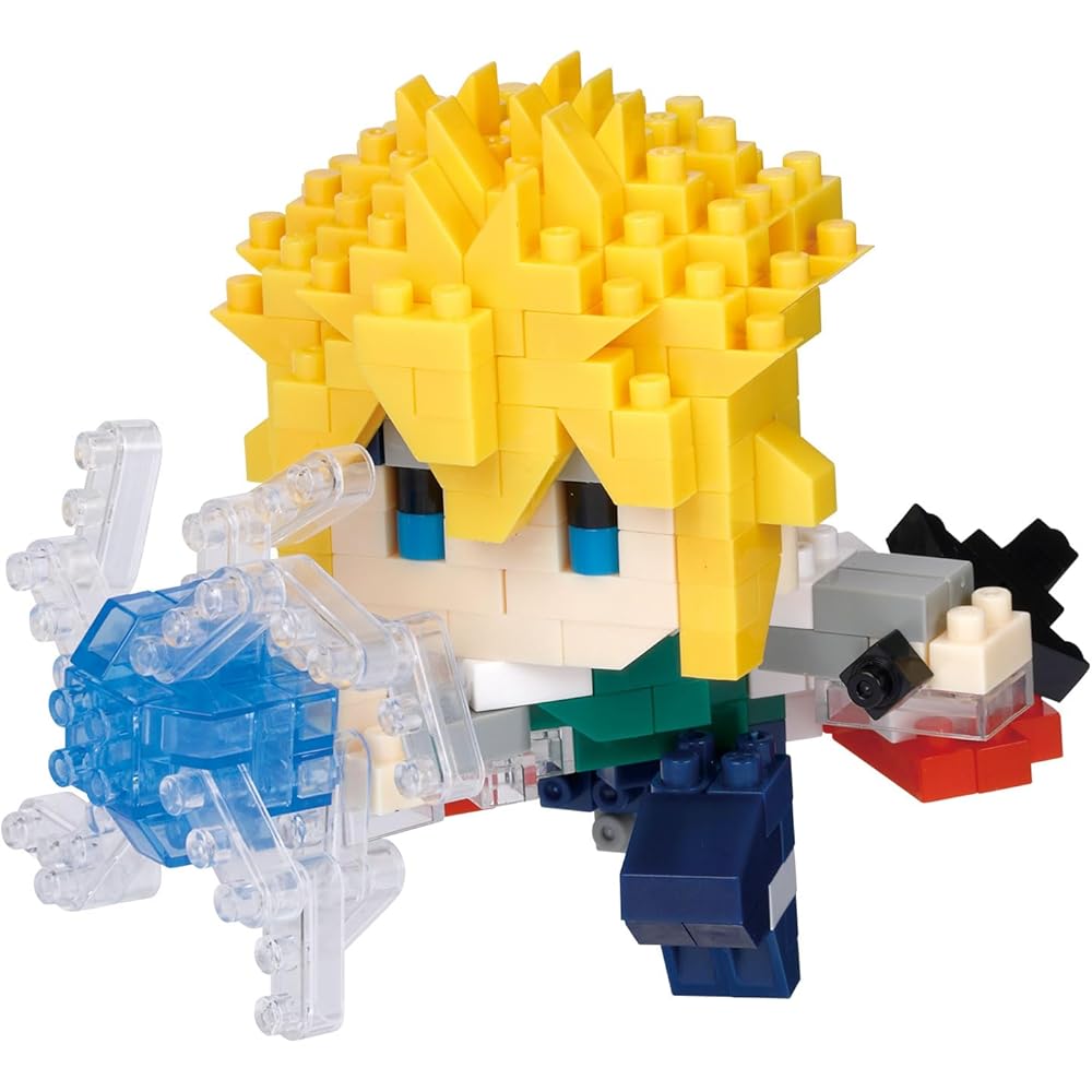 Kawada Nano Block Наруто Ураганные Хроники Минато Волна Ветер Строительный Набор 3x10.5x18см Возраст 12+
