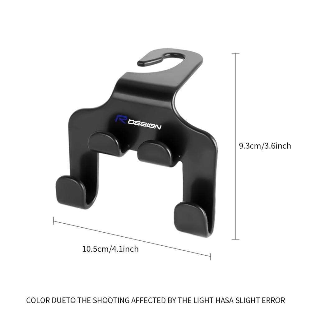 Car Seat Headrest Hook Hanger Storage Organizer Universal for Volvo V50 S80 XC60 V90 XC90 S60 C40 RDESIGN V70 V60 S80 S40 T6 C30